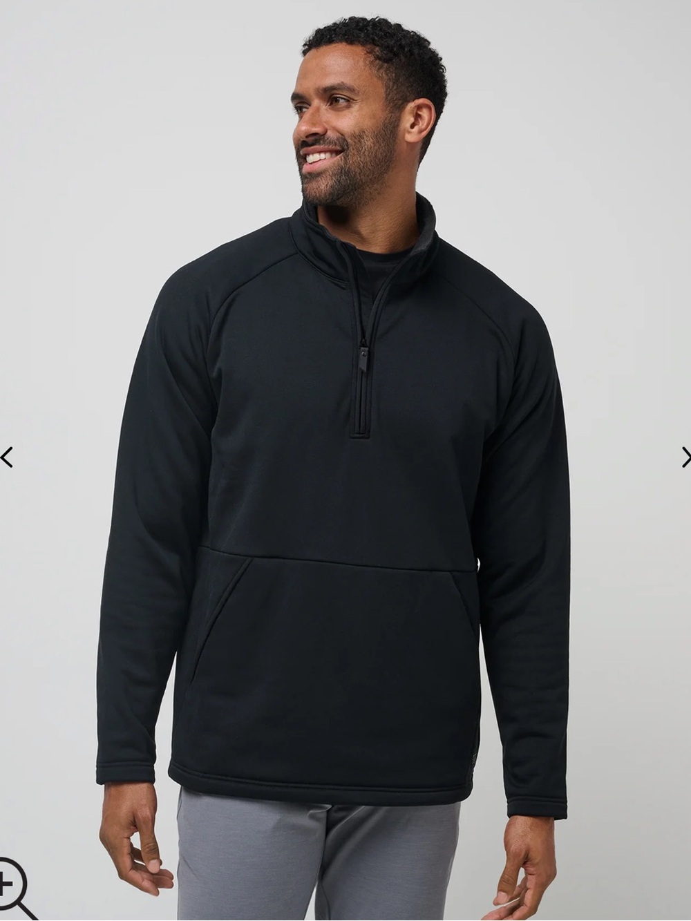NWT Travis Mathew Mens‎ Quest Polar Fleece Cold Weather Small Black